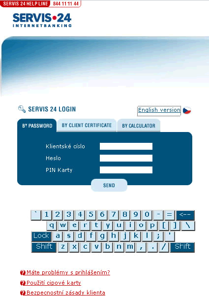 Slika 2.8: Stranica za napad na korisnike servis24.cz